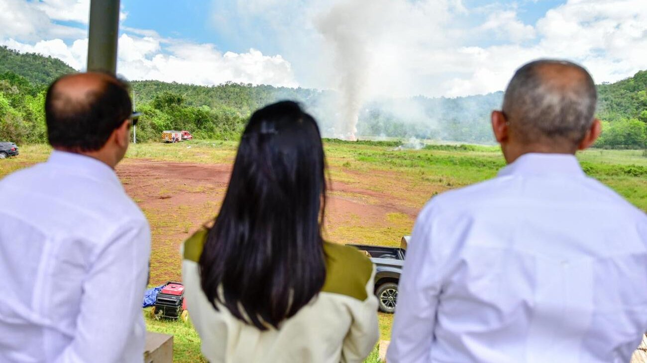 eliminación de fuegos artificiales ilegales en República Dominicana durante operativo del Ministerio de Interior y Policía