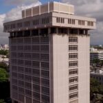 Fachada Banco Central. Remesas superan los US$3,000 millones en RD pese a incertidumbre global
