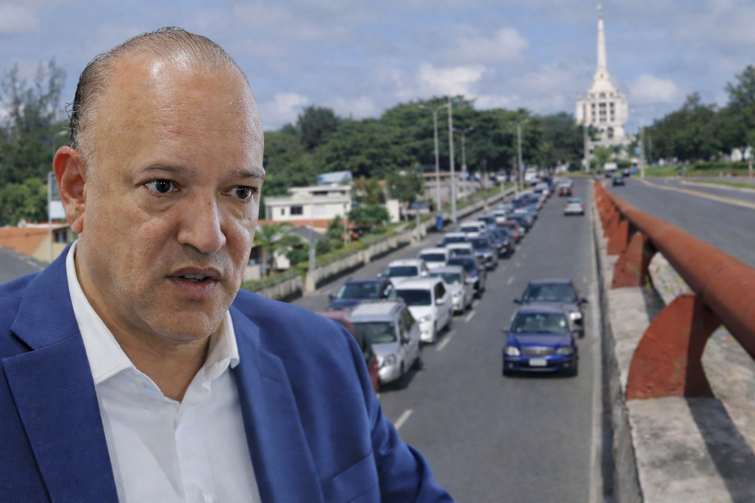 El tránsito en Santiago es el principal desafío de la gestión de Ulises Rodríguez, según afirmó el alcalde.